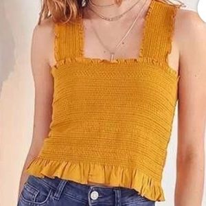 urban outfitters smoked yellow y back